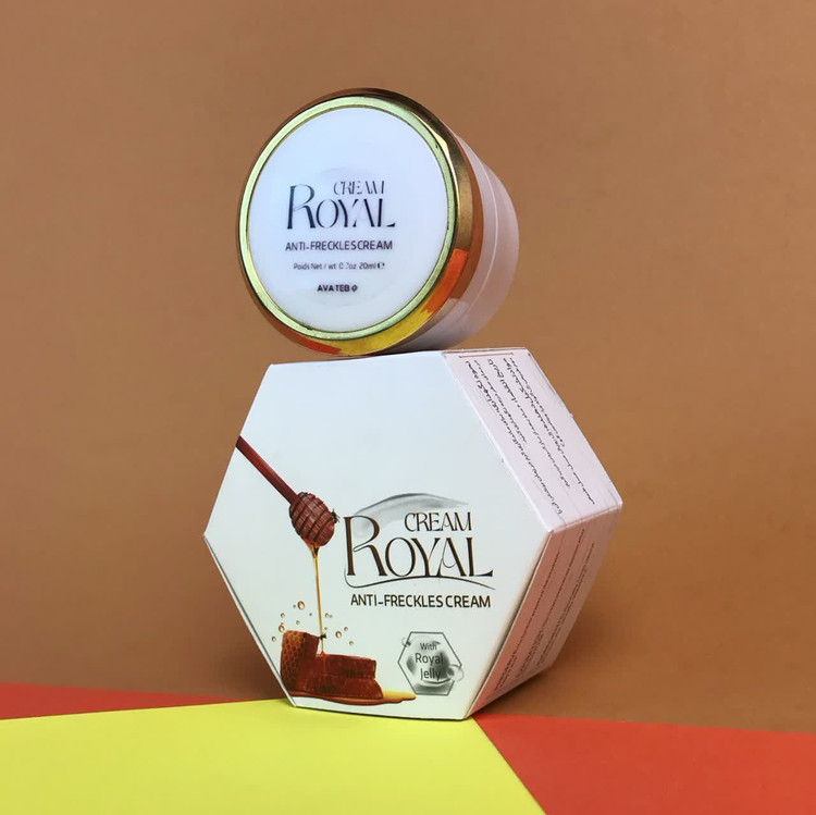 کرم ضد لک و کک مک و روشن کننده و سفید کننده پوست برندرویال آوا طب اصلی