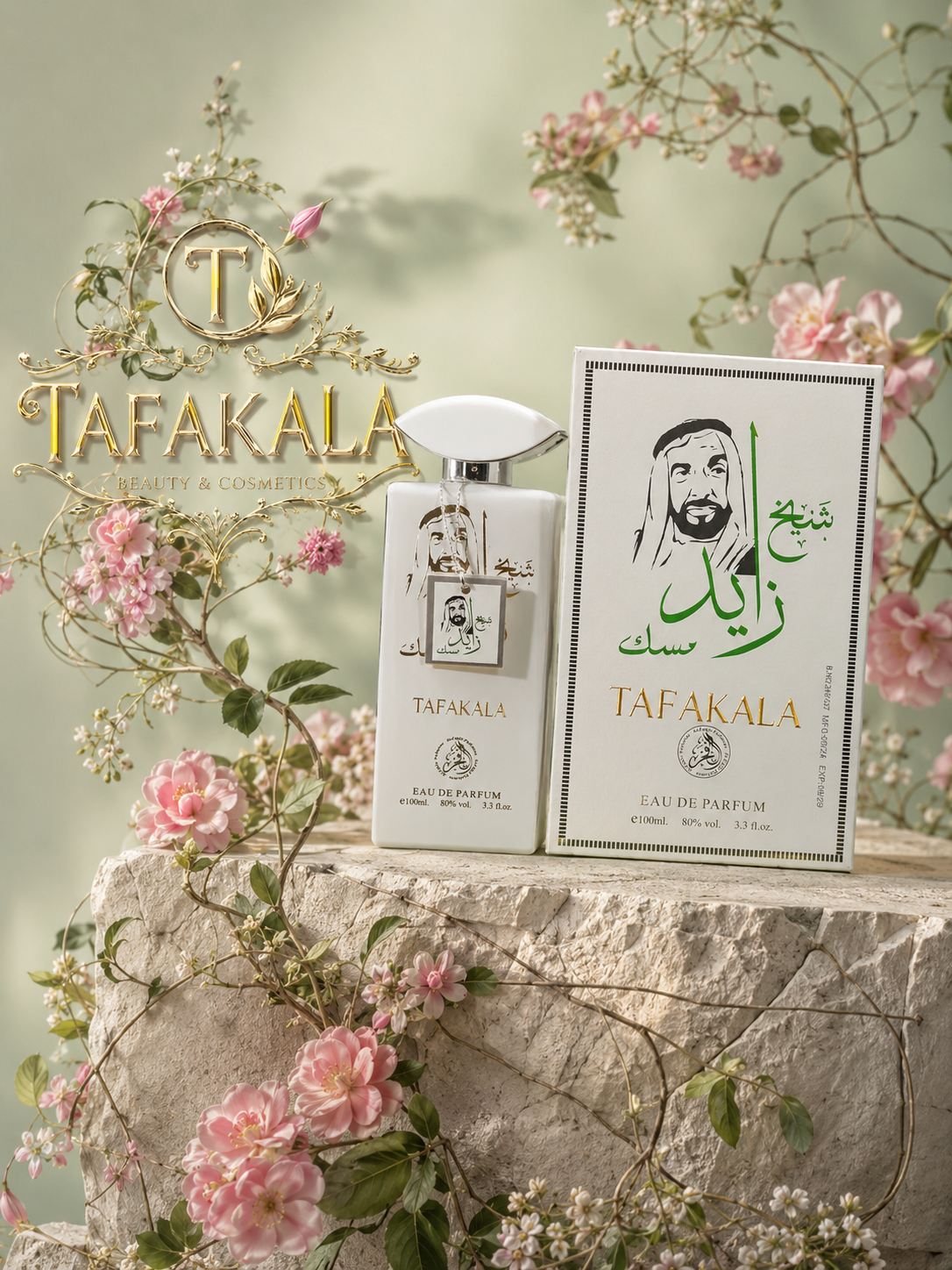 ادکلن اماراتی 100میل شیخ زاید باماندگاری بالا برند الحمبرا